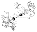 Page A Diagram and Parts List for 9091-0 50HZ Briggs and Stratton Generator